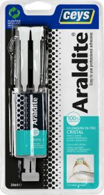 ADHESIVO ARALDITE JERINGA - 24 ML TRANSPARENTE - Imagen 2