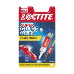 ADHESIVO INSTANTANEO SUPER GLUE-3 PLASTICOS DIFIC. - 2 GR + 4 ML