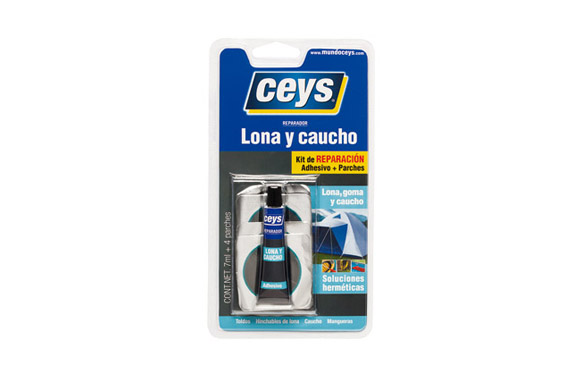 1119_69a4c28530001 ADHESIVO REPARADOR LONA Y CAUCHO - 7 ML + 4 PARCHES - Imagen 1