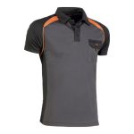 POLO TOP RANGE COOLWAY GRIS / NARANJA